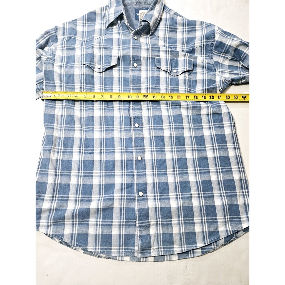 Wrangler Western Shirt Men's Button Up Long Sleeved Size Large - Picture 6 of 10
